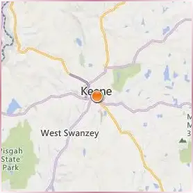 Keene State College Location Map Keene State College Location Map