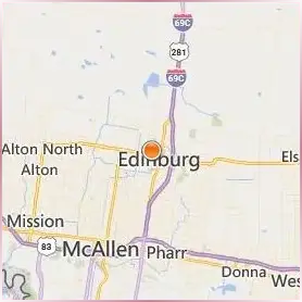 The University of Texas Pan American Location Map The University of Texas Pan American Location Map