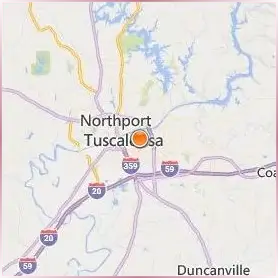The University of Alabama Location Map The University of Alabama Location Map